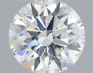 Picture of Natural Diamond 0.51 Carats, Round with Excellent Cut, H Color, VS2 Clarity and Certified by IGI