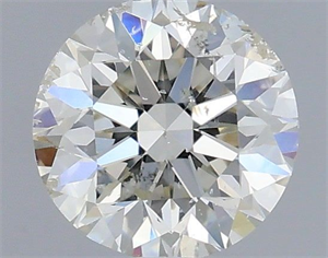 Foto Diamante Natural 0.50 quilates, Redondo , Color J, claridad SI2 y certificado IGI de