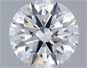 Lab Grown Diamond 1.51 Carats, Round with Ideal Cut, D Color, VVS2 Clarity and Certified by IGI