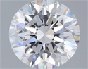 Lab Grown Diamond 1.51 Carats, Round with Excellent Cut, D Color, VVS2 Clarity and Certified by IGI