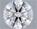 Del inventario de diamantes de laboratorio, 1.09 quilates, Redondo , Color D, claridad VVS2 y certificado IGI