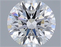 Del inventario de diamantes de laboratorio, 1.09 quilates, Redondo , Color D, claridad VVS2 y certificado IGI