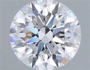Picture of Lab Grown Diamond 1.09 Carats, Round with Ideal Cut, D Color, VVS2 Clarity and Certified by IGI