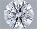 Lab Grown Diamond 1.51 Carats, Round with Excellent Cut, D Color, VVS2 Clarity and Certified by IGI