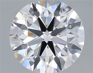 Picture of Lab Grown Diamond 1.53 Carats, Round with Ideal Cut, D Color, VVS2 Clarity and Certified by IGI