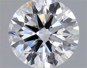 Picture of Lab Grown Diamond 1.01 Carats, Round with Ideal Cut, D Color, VVS2 Clarity and Certified by IGI