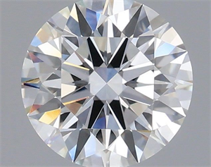 Picture of Lab Grown Diamond 1.01 Carats, Round with Ideal Cut, D Color, VVS2 Clarity and Certified by IGI