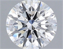 Del inventario de diamantes de laboratorio, 1.03 quilates, Redondo , Color F, claridad VVS2 y certificado IGI