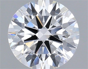 Picture of Lab Grown Diamond 1.01 Carats, Round with Ideal Cut, D Color, VS1 Clarity and Certified by IGI