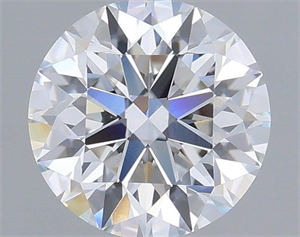 Picture of Lab Grown Diamond 1.01 Carats, Round with Ideal Cut, D Color, VVS2 Clarity and Certified by IGI