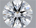 Del inventario de diamantes de laboratorio, 1.02 quilates, Redondo , Color F, claridad VVS2 y certificado IGI