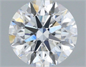 Lab Grown Diamond 1.56 Carats, Round with Ideal Cut, D Color, VVS2 Clarity and Certified by IGI