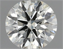 Natural Diamond 0.41 Carats, Round with Excellent Cut, L Color, VS1 Clarity and Certified by IGI