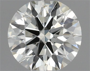 Picture of Natural Diamond 0.41 Carats, Round with Excellent Cut, L Color, VS1 Clarity and Certified by IGI
