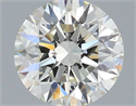 Natural Diamond 0.71 Carats, Round with Excellent Cut, J Color, VS2 Clarity and Certified by IGI