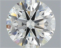 Natural Diamond 0.71 Carats, Round with Excellent Cut, J Color, VS2 Clarity and Certified by IGI