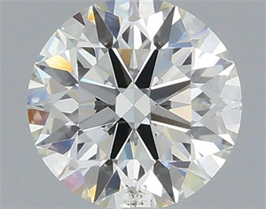 Picture of Natural Diamond 0.71 Carats, Round with Excellent Cut, J Color, VS2 Clarity and Certified by IGI