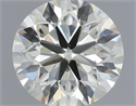 Natural Diamond 0.70 Carats, Round with Excellent Cut, J Color, VS2 Clarity and Certified by IGI