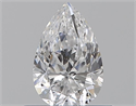 Diamante Natural 0.41 quilates, De pera , Color D, claridad SI2 y certificado GIA