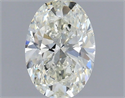 Natural Diamond 0.58 Carats, Oval with  Cut, H Color, VS1 Clarity and Certified by IGI