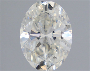 Picture of Natural Diamond 1.00 Carats, Oval with  Cut, I Color, I1 Clarity and Certified by IGI