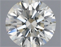 Natural Diamond 0.40 Carats, Round with Excellent Cut, L Color, VS1 Clarity and Certified by IGI
