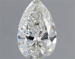 Picture of Natural Diamond 0.40 Carats, Pear with  Cut, H Color, SI1 Clarity and Certified by IGI