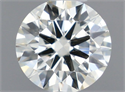 Diamante Natural 0.40 quilates, Redondo , Color J, claridad SI1 y certificado IGI