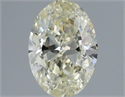 Natural Diamond 0.70 Carats, Oval with  Cut, J Color, VS2 Clarity and Certified by IGI