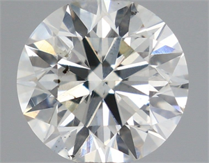 Picture of Natural Diamond 0.70 Carats, Round with Very Good Cut, K Color, SI1 Clarity and Certified by GIA