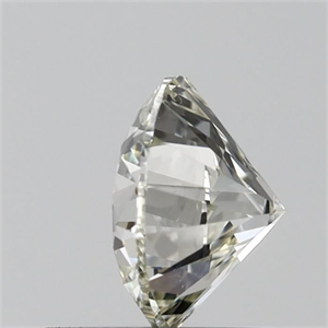 Picture of Natural Diamond 0.90 Carats, Round with Excellent Cut, K Color, VS2 Clarity and Certified by GIA