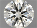 Natural Diamond 0.70 Carats, Round with Excellent Cut, K Color, VS1 Clarity and Certified by IGI