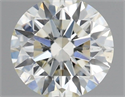 Natural Diamond 0.58 Carats, Round with Excellent Cut, I Color, VS2 Clarity and Certified by IGI