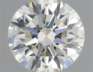 Picture of Natural Diamond 0.58 Carats, Round with Excellent Cut, I Color, VS2 Clarity and Certified by IGI