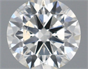Natural Diamond 0.41 Carats, Round with Excellent Cut, H Color, SI2 Clarity and Certified by IGI