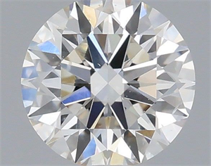 Foto Diamante Natural 0.45 quilates, Redondo , Color J, claridad SI1 y certificado GIA de