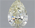 Natural Diamond 0.43 Carats, Pear with  Cut, J Color, VS1 Clarity and Certified by IGI