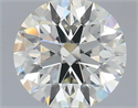 Natural Diamond 0.70 Carats, Round with Excellent Cut, J Color, VS2 Clarity and Certified by IGI