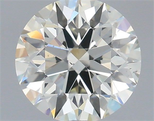 Picture of Natural Diamond 0.70 Carats, Round with Excellent Cut, J Color, VS2 Clarity and Certified by IGI