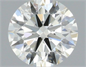 Natural Diamond 0.40 Carats, Round with Excellent Cut, L Color, VS1 Clarity and Certified by IGI