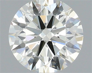 Picture of Natural Diamond 0.40 Carats, Round with Excellent Cut, L Color, VS1 Clarity and Certified by IGI