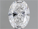 Diamante Natural 0.55 quilates, Ovalado , Color E, claridad IF y certificado GIA