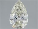 Diamante Natural 1.00 quilates, De pera , Color L, claridad VS2 y certificado GIA