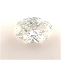 Natural Diamond 1.30 Carats, Oval with  Cut, H Color, SI1 Clarity and Certified by GIA