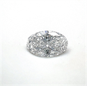 Natural Diamond 0.50 Carats, Oval with  Cut, E Color, VVS2 Clarity and Certified by GIA