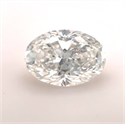 Natural Diamond 2.52 Carats, Oval with  Cut, G Color, SI1 Clarity and Certified by GIA