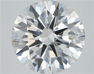Picture of Lab Grown Diamond 1.09 Carats, Round with Ideal Cut, D Color, VS2 Clarity and Certified by IGI