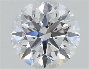 Picture of Lab Grown Diamond 1.03 Carats, Round with Ideal Cut, E Color, VVS2 Clarity and Certified by IGI