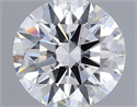 Lab Grown Diamond 0.71 Carats, Round with Ideal Cut, D Color, VVS2 Clarity and Certified by IGI
