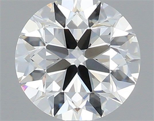 Picture of Natural Diamond 0.50 Carats, Round with Excellent Cut, H Color, VVS2 Clarity and Certified by IGI